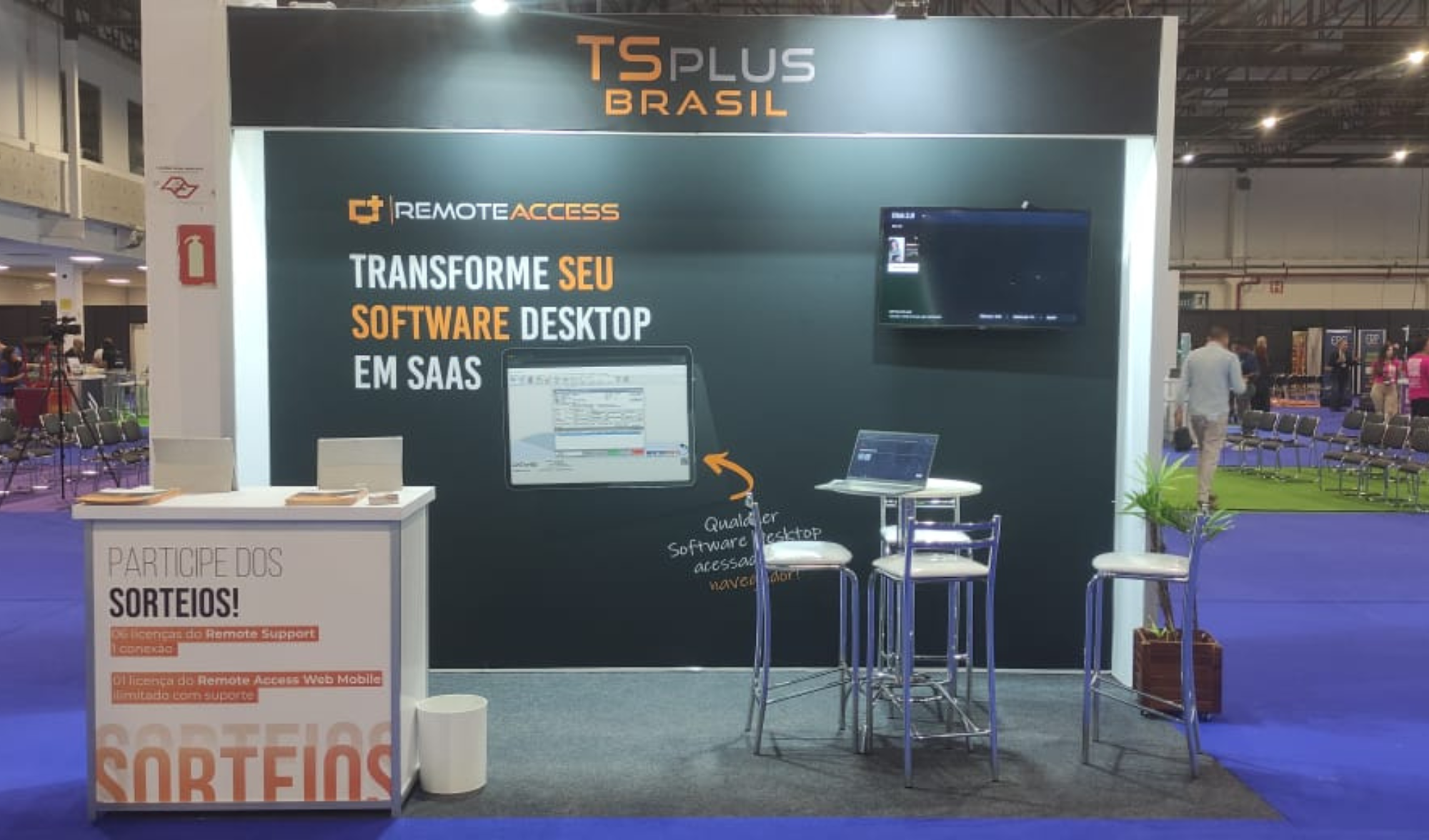 A TSplus Brasil brilhou no ERP Summit 2025! Descubra como nossas soluções inovadoras, como Remote Support, transformam a gestão empresarial, confira os vencedores do nosso sorteio especial e veja momentos exclusivos do evento.