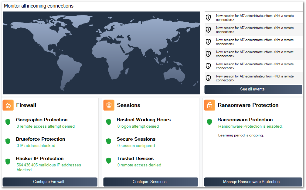 Quick Start Prevented Threats