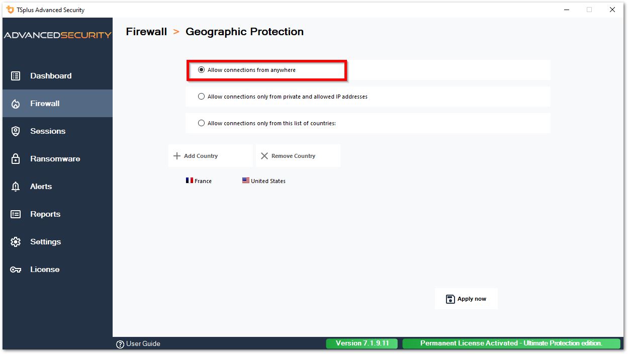 Geographic Protection Allow For All