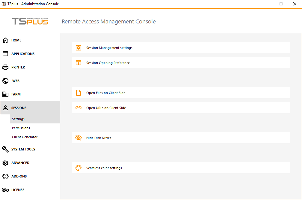 Admin Tool Web Screen