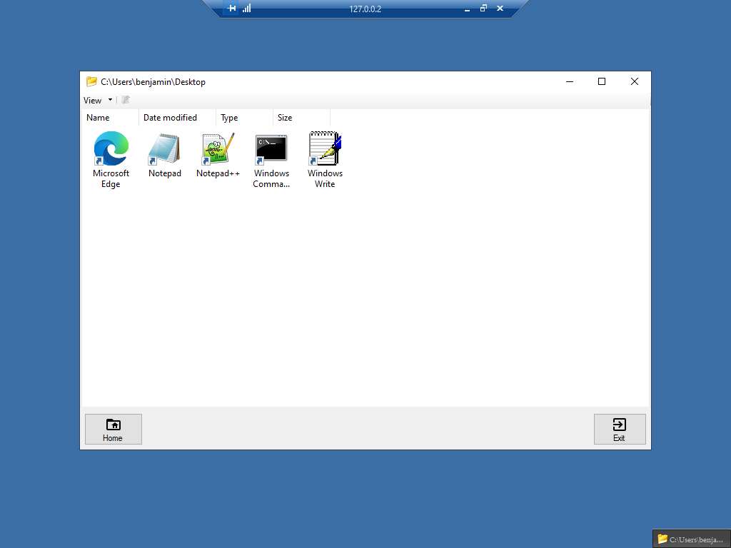 AdminTool Applications Launcher Folder Panel